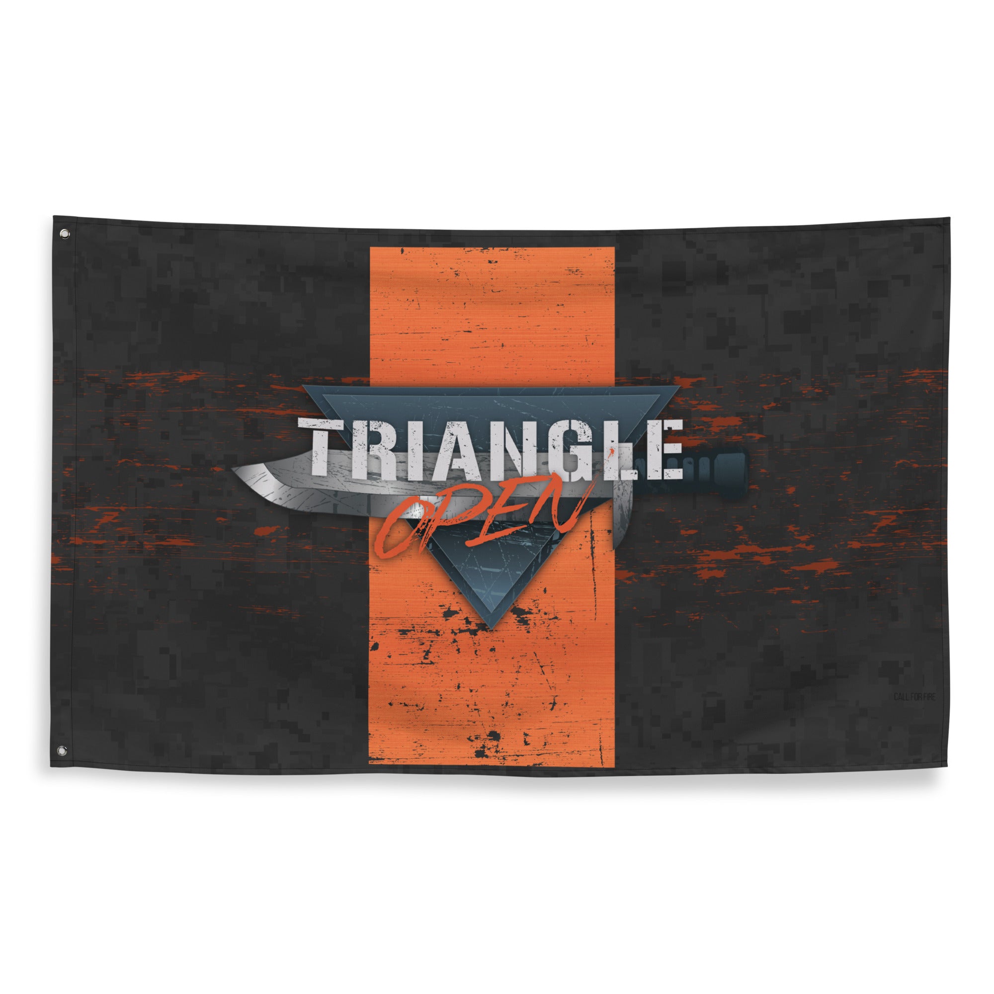 Triangle Open Horizontal Flag