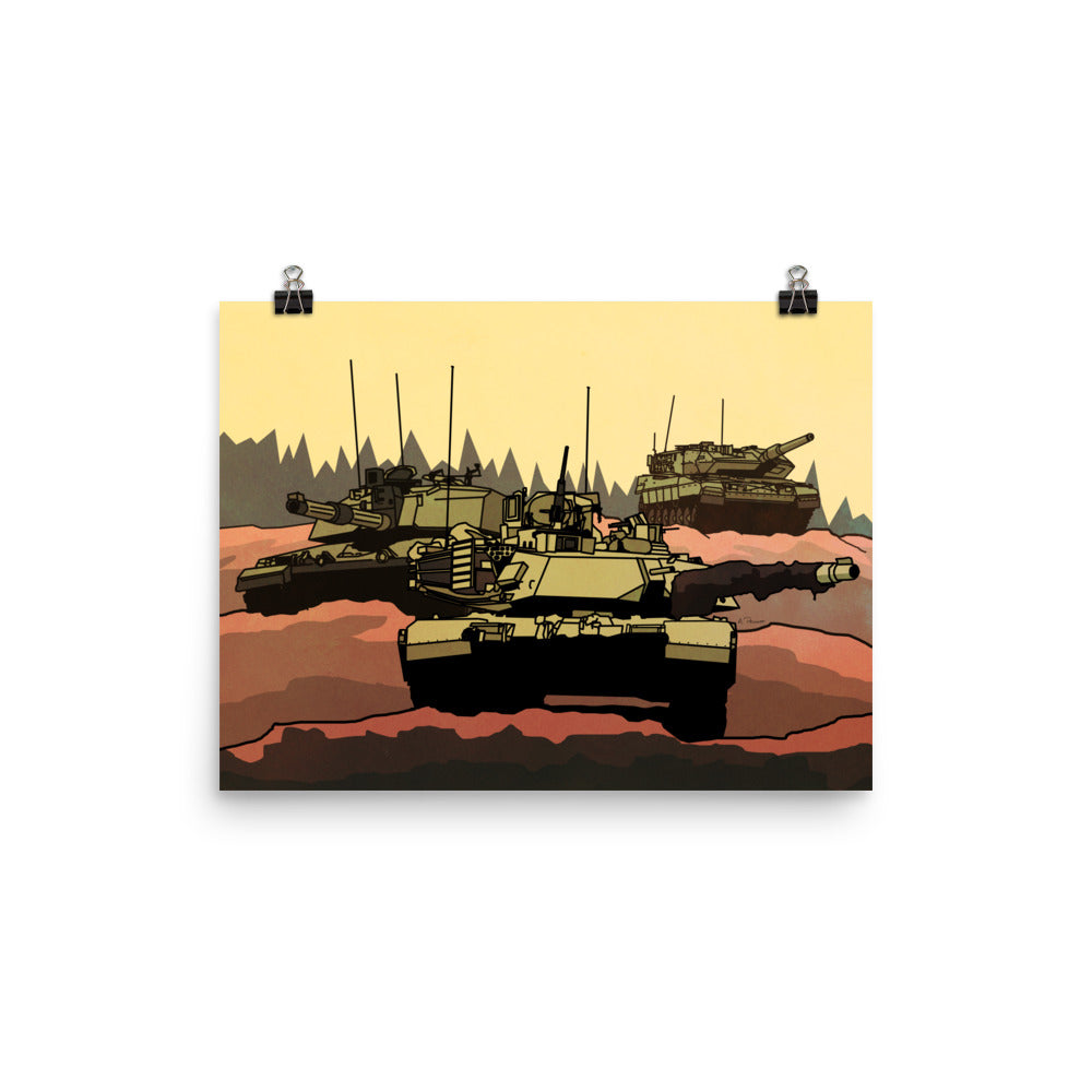 NATO Tanks Print