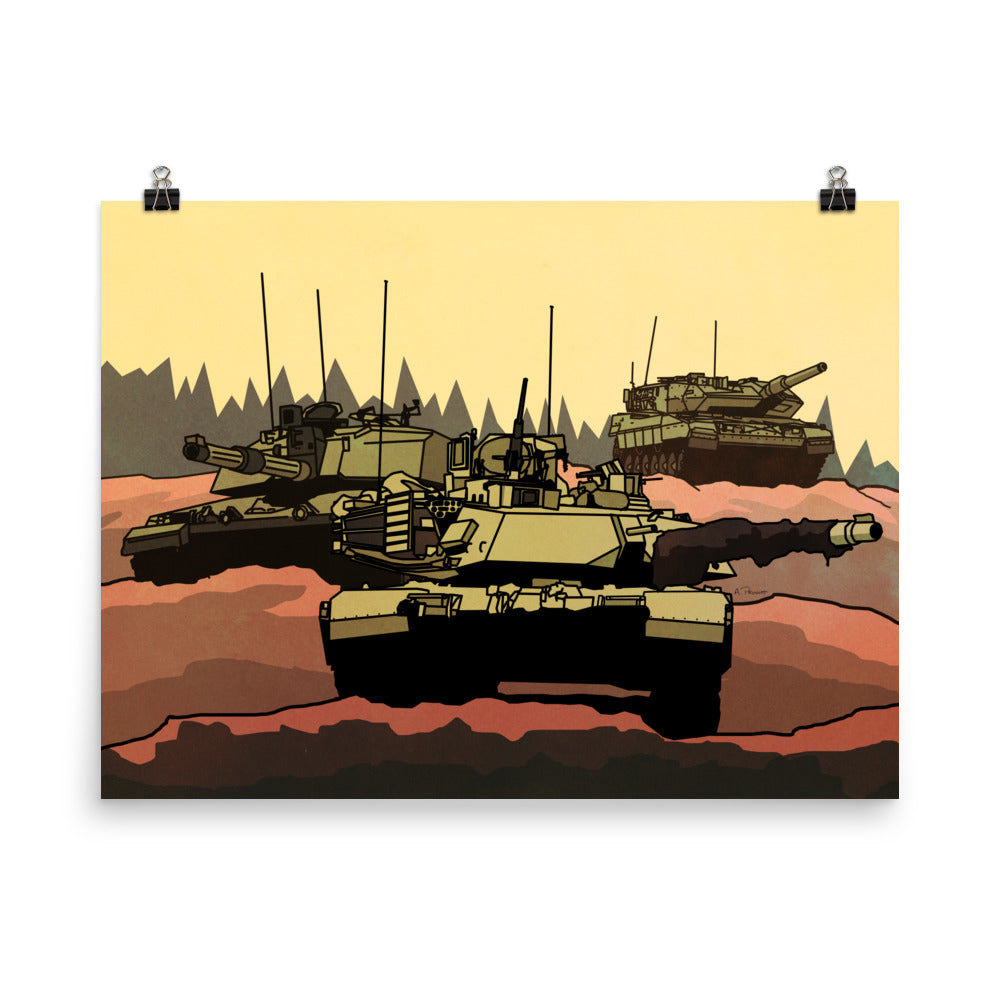 NATO Tanks Print