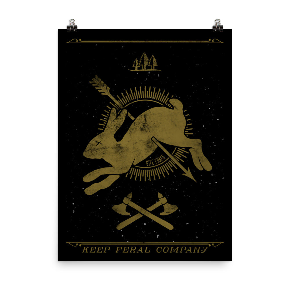 Give Chase Print