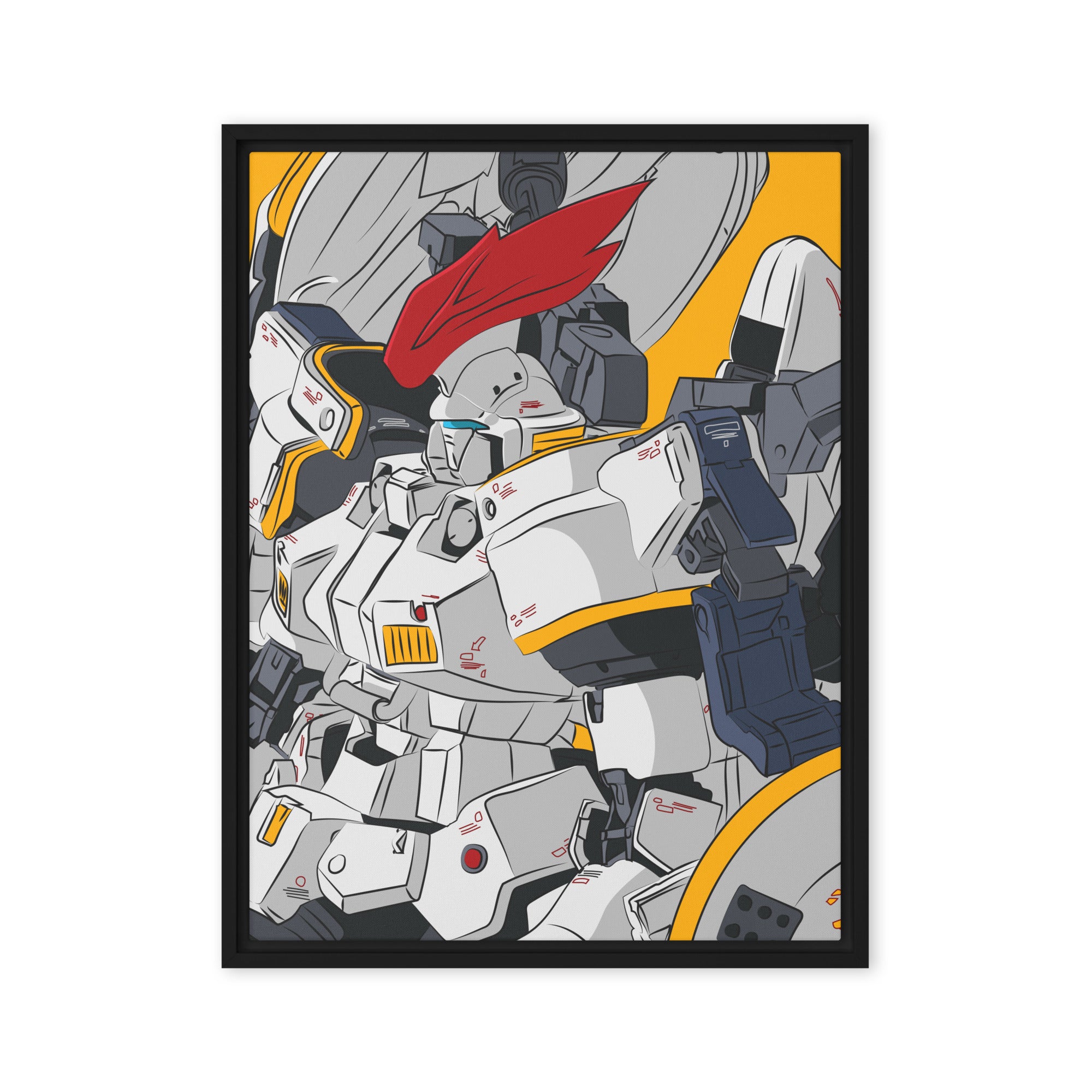Tall Goose Framed Canvas