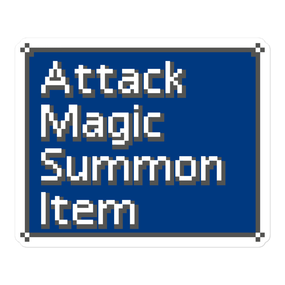 Battle Menu Sticker