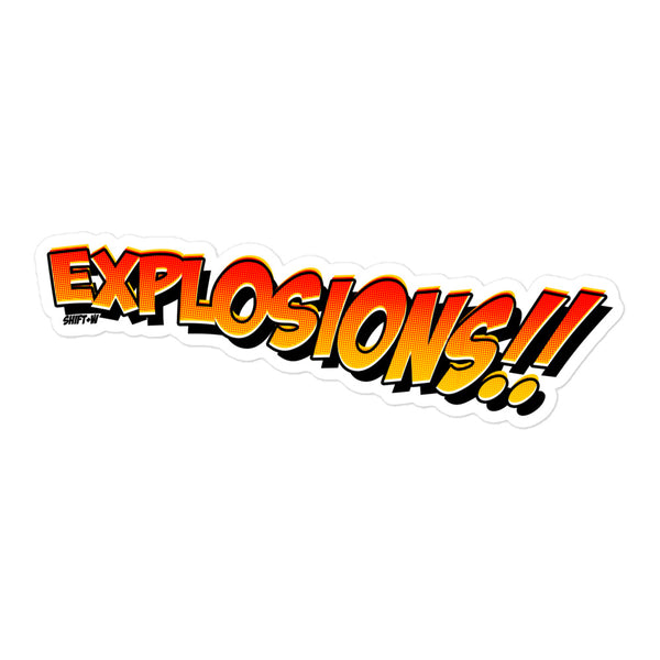 Explosions! Sticker
